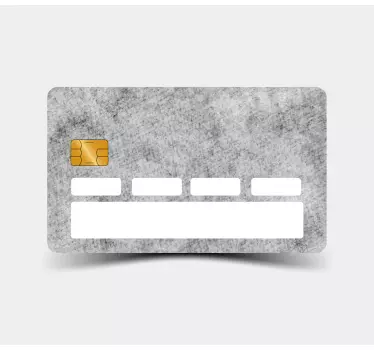 Adesivo carta di credito design testurizzato - TenStickers