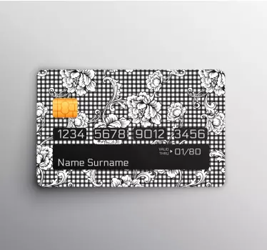 Adesivo carta di credito muse botanica crafting - TenStickers