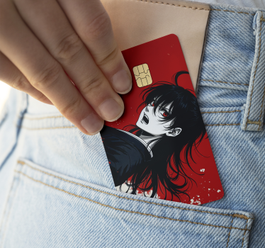 Adesivo carta di credito personaggio anime - TenStickers