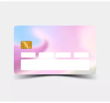 Adesivo carta di credito sfondo colorato astratto - TenStickers