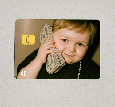 Adesivo carta di credito soldi della cultura meme - TenStickers