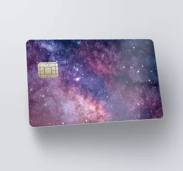 Adesivo carta di credito universo - TenStickers