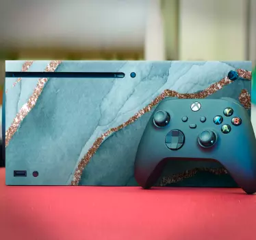 Adesivo Xbox marmo bianco venato - TenStickers