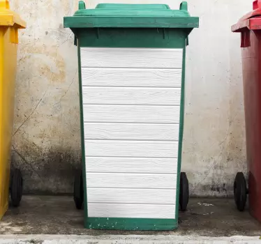 Adesivo contenitore pannello effetto legno - TenStickers