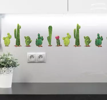 Adesivo da parete cactus - TenStickers