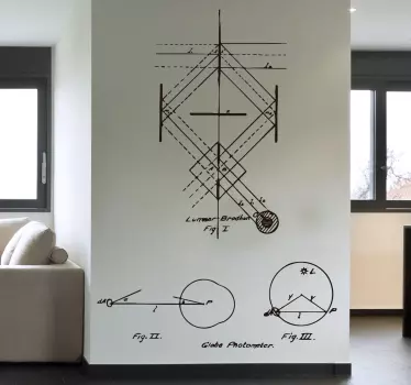 Adesivo decorativo appunti ingegneria - TenStickers