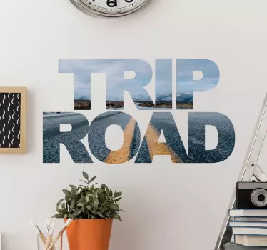 Adesivo decorativo avventura su strada - TenStickers
