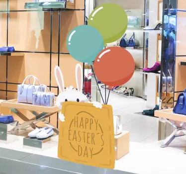 Adesivo decorativo Bunny Easter - TenStickers
