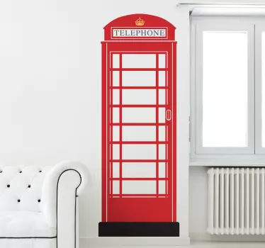 Adesivo decorativo cabina Londra - TenStickers