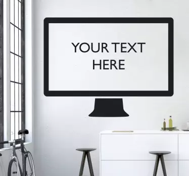 Adesivo decorativo computer personalizzato - TenStickers