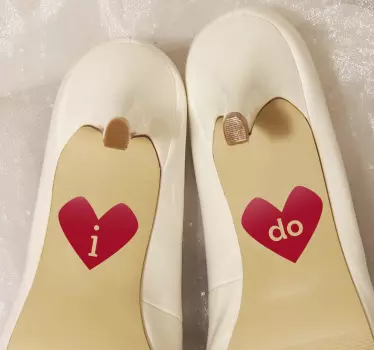 Adesivo decorativo cuore I do - TenStickers
