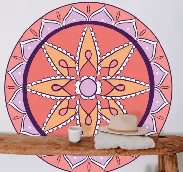Adesivi animali per bambini mandala botanico - TenStickers