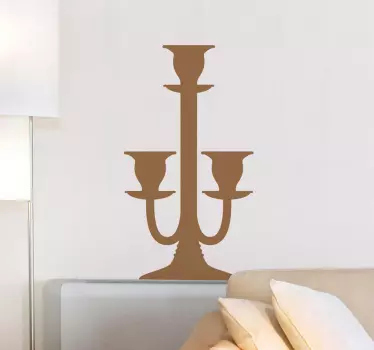Adesivo decorativo eleganti portacandele - TenStickers