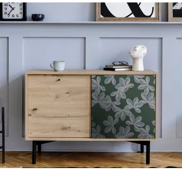 Adesivo decorativo elemento foglia botanica - TenStickers