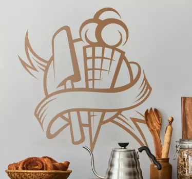 Adesivo decorativo emblema alimenti 7 - TenStickers