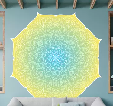 Adesivo decorativo forma mandala elegante - TenStickers