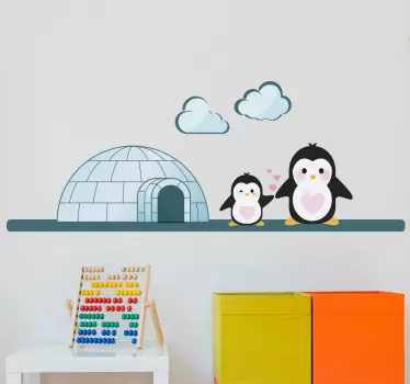 Adesivo decorativo infantile igloo - TenStickers