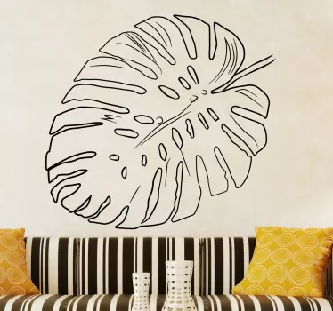 Adesivo decorativo Monstera Deliciosa - TenStickers