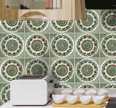Adesivo decorativo motivi floreali intricati - TenStickers