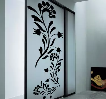 Adesivo decorativo motivo floreale - TenStickers
