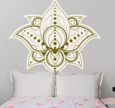 Adesivo decorativo motivo floreale intricato - TenStickers