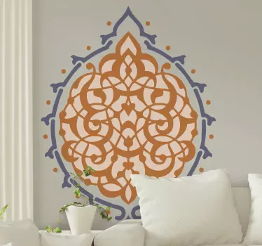 Adesivo decorativo motivo murale ornato - TenStickers