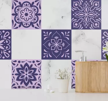 Adesivo decorativo piastrelle decorative eleganti - TenStickers