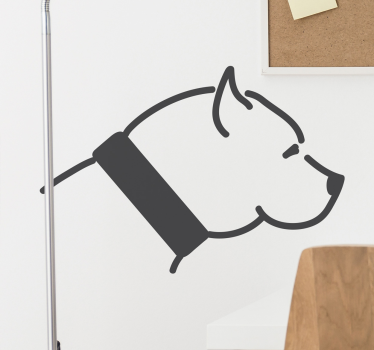 Adesivo decorativo pitbull - TenStickers