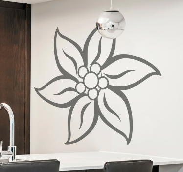 Adesivo decorativo stella alpina - TenStickers