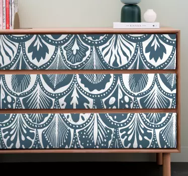 Adesivo decorativo stile floreale - TenStickers