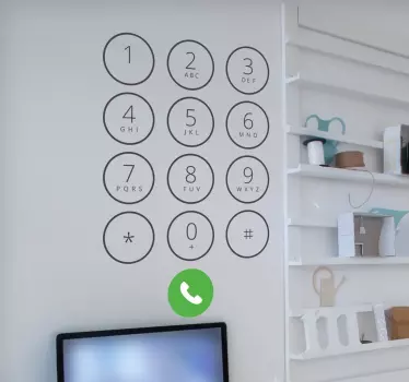 Adesivo decorativo tasti iPhone - TenStickers