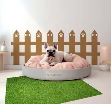 Adesivo animale recinzione del giardino - TenStickers