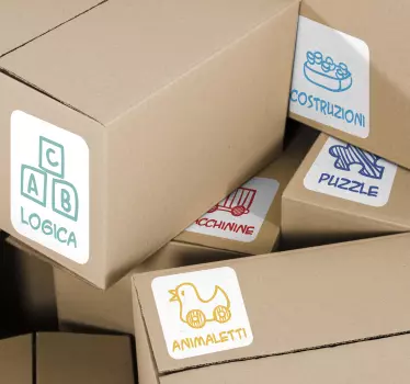 Sticker murale educativo divisione giochi - TenStickers