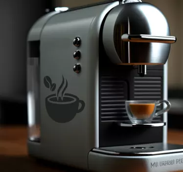 Adesivo per elettrodomestico tazza di caffè - TenStickers