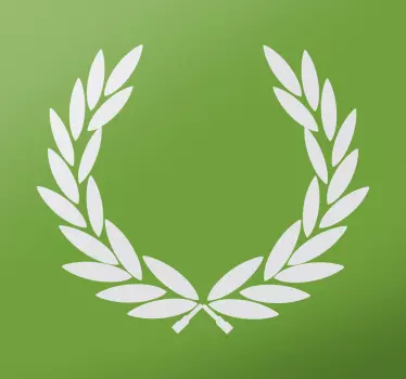 Adesivo foglia d'alloro - TenStickers