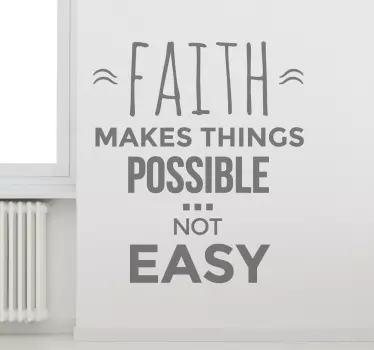 Adesivo frase motivazionale - TenStickers