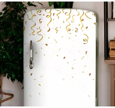 Adesivo per frigo festoni festivi - TenStickers