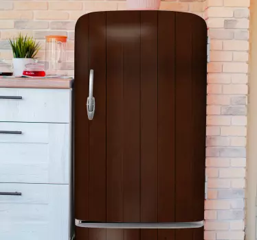 Adesivo per frigo involucro per elettrodomestici strutturato - TenStickers