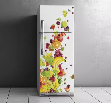 Adesivo per frigo vinilo frutas - TenStickers