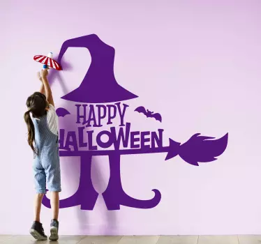Adesivo halloween decorazioni di halloween felici - TenStickers