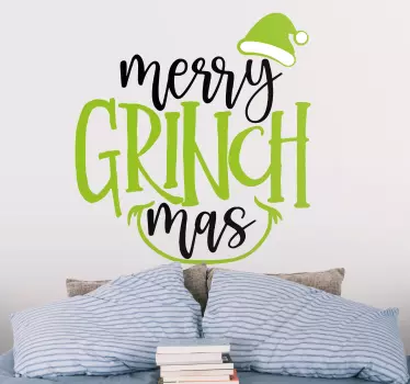 Adesivo halloween gioia ispirata al grinch - TenStickers