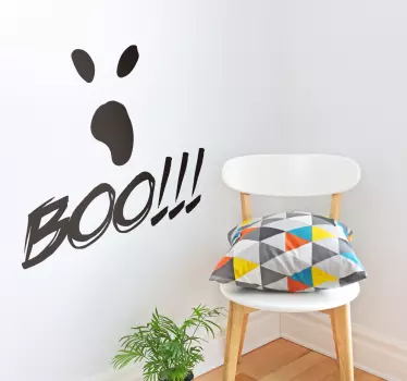 Adesivo halloween messaggio spettrale - TenStickers