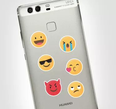 Adesivo huawei collezione espressioni emoji - TenStickers