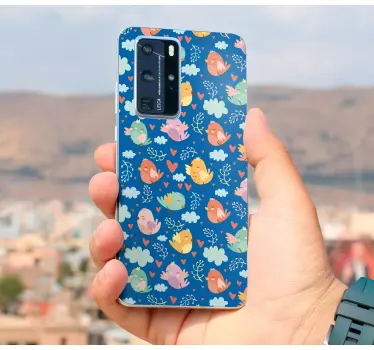 Adesivo huawei concetto uccello vivace - TenStickers