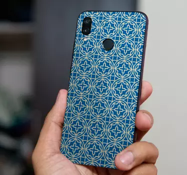 Adesivo Huawei copertina con stampa geometrica - TenStickers
