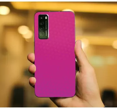 Adesivo huawei custodia rosa elegante - TenStickers