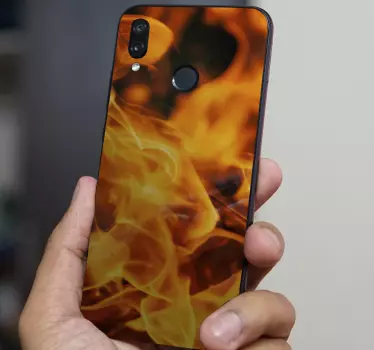 Adesivo huawei fiamme e calore - TenStickers