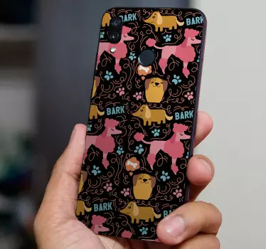 Adesivo Huawei modelli di cani giocosi - TenStickers