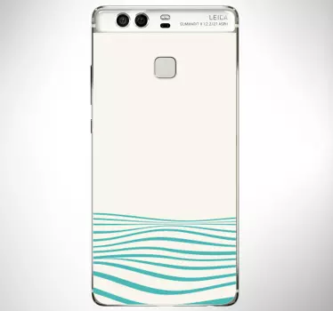 Adesivo Huawei motivo a onde - TenStickers