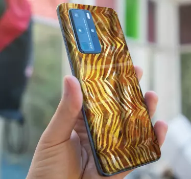 Adesivo Huawei motivo a onde fluenti - TenStickers